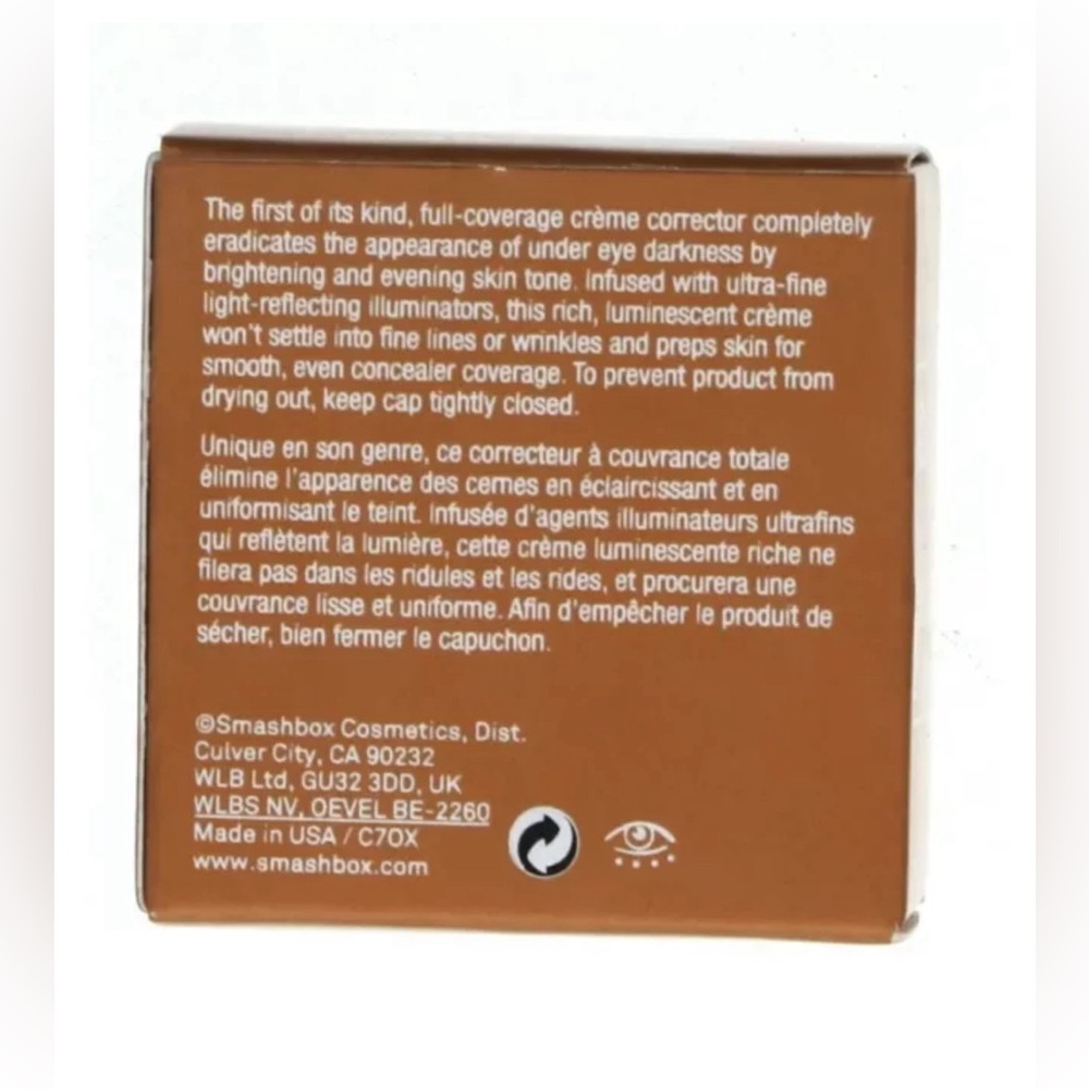 SMASHBOX / BECCA ~ UNDER EYE BRIGHTENING CORRECTOR ~ DARK ~ 0.15 OZ - Picture 3 of 3